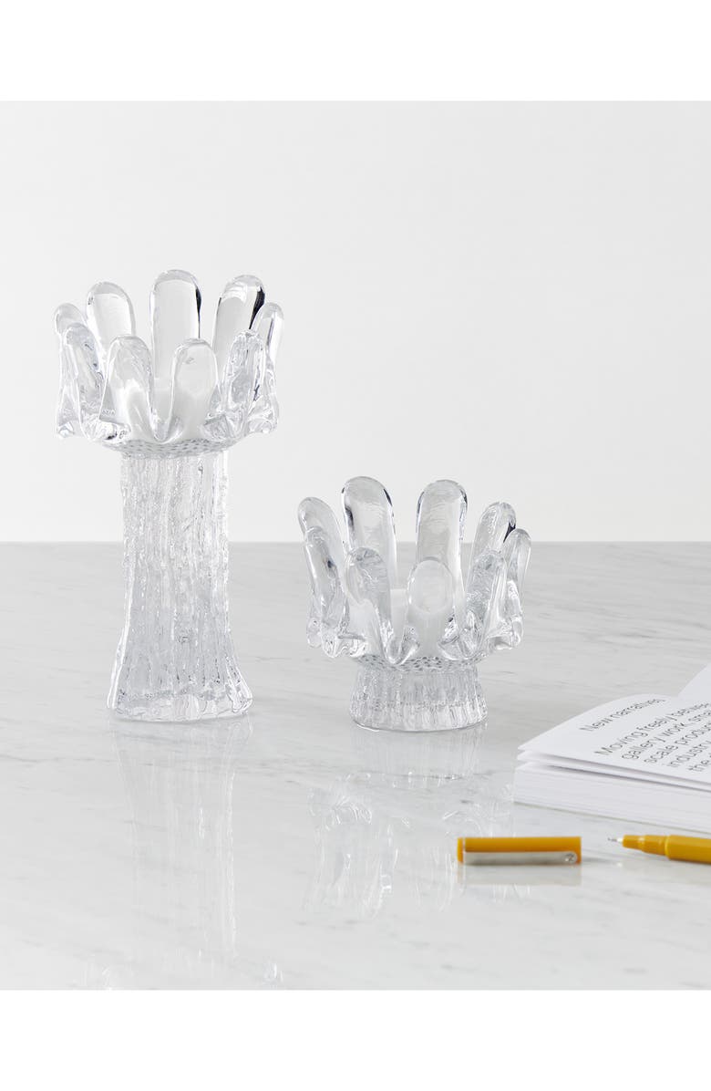 Kosta Boda Sunflower Glass Votive Holder, Alternate, color, Clear