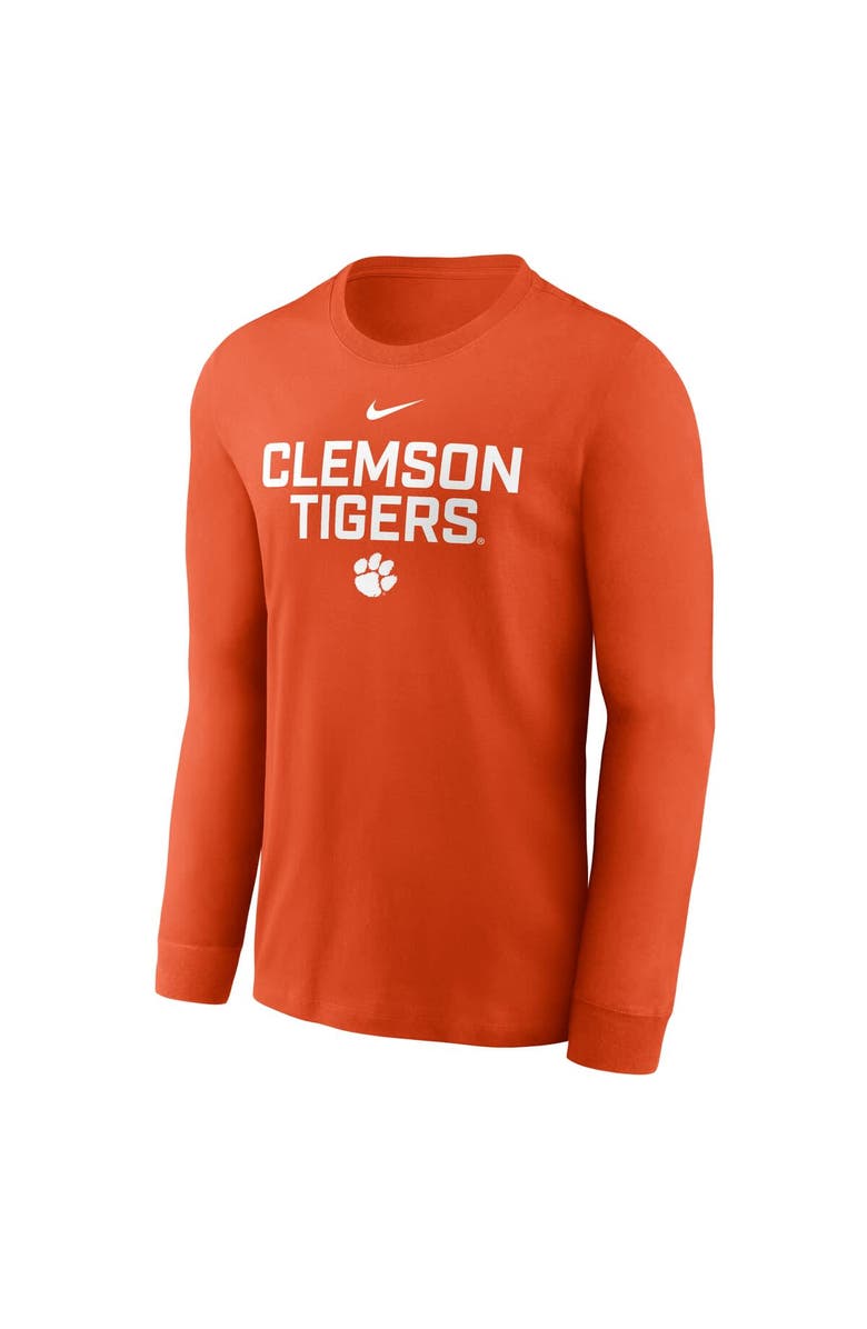 Nike Men's Nike Orange Clemson Tigers 2025 Sideline Performance Long Sleeve T-Shirt, Alternate, color, Orange
