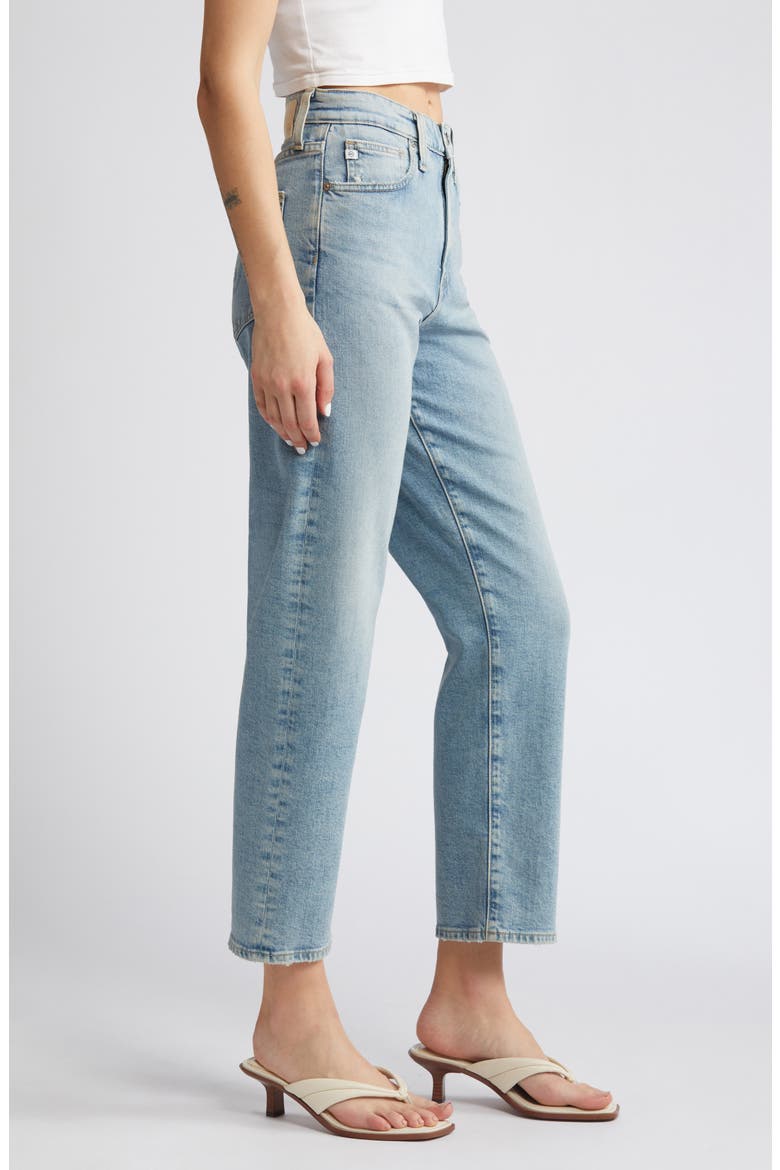 Rian High Waist Ankle Straight Leg Jeans, Alternate, color, ECLIPSED