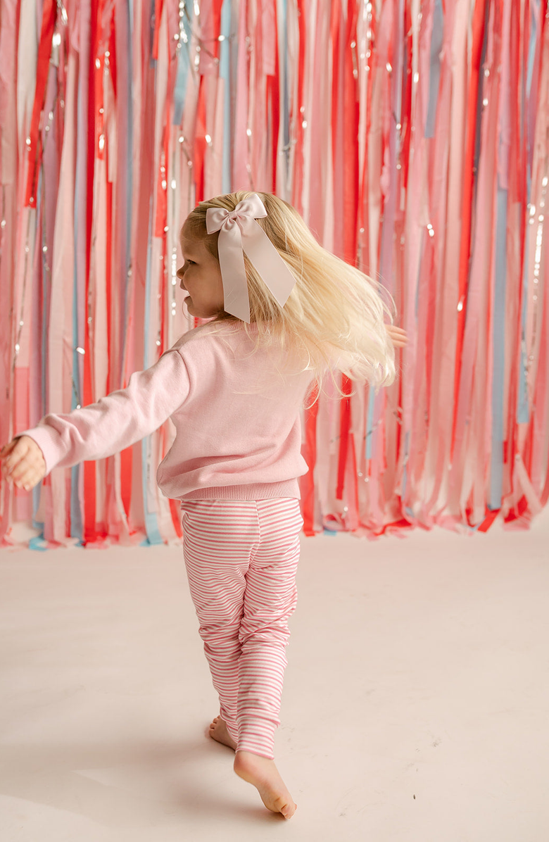 Little Paper Kids Hallie Cupid Stripe Leggings, Alternate, color, Cupid Stripe