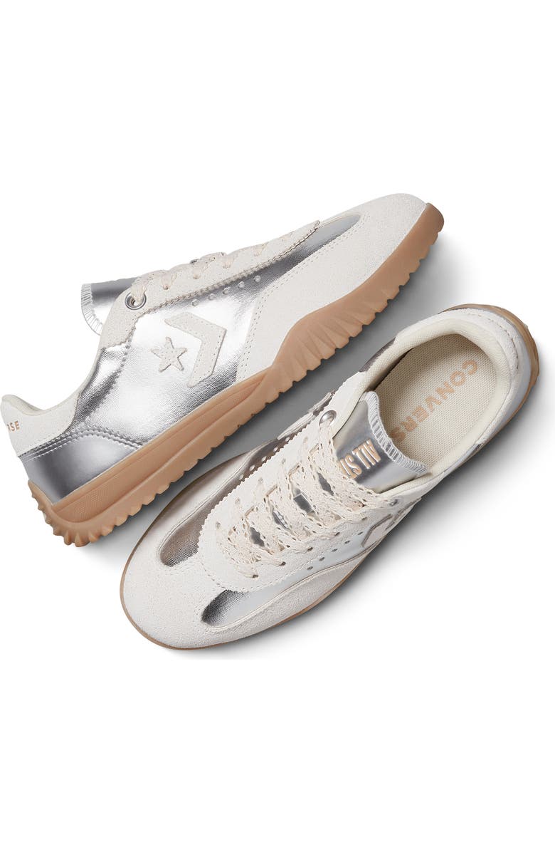 Converse Gender Inclusive Run Star Trainer Sneaker, Alternate, color, Dull Silver/ Vintage White