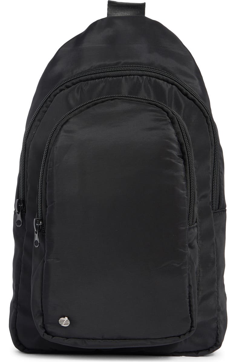 Z by Zella Sling Crossbody Bag, Main, color, Black