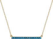 Julianna B. Composite Turquoise Bar Necklace