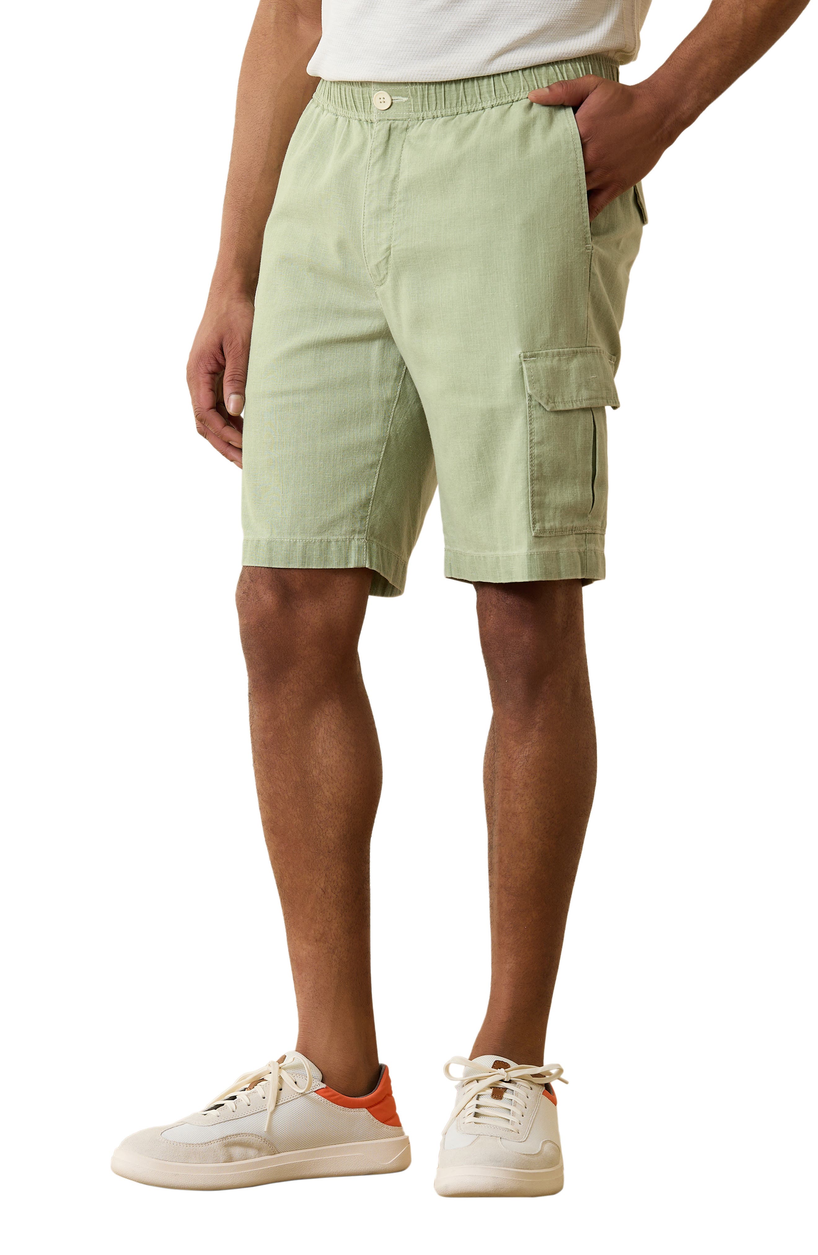 Tommy Bahama Linen in the Dream Stretch Cotton & Linen Flat Front Shorts