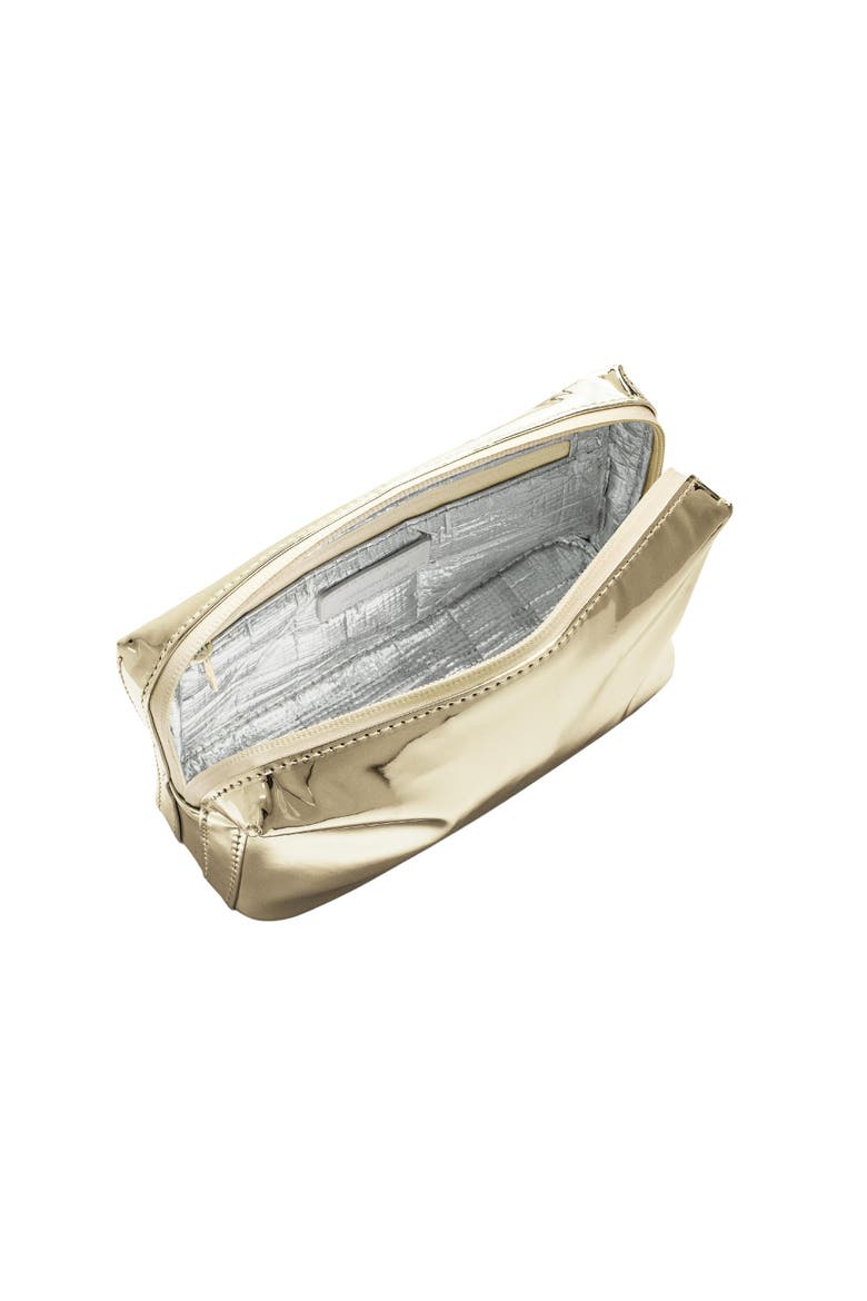 Performance Beauty Bag, Main, color, Metallic Gold
