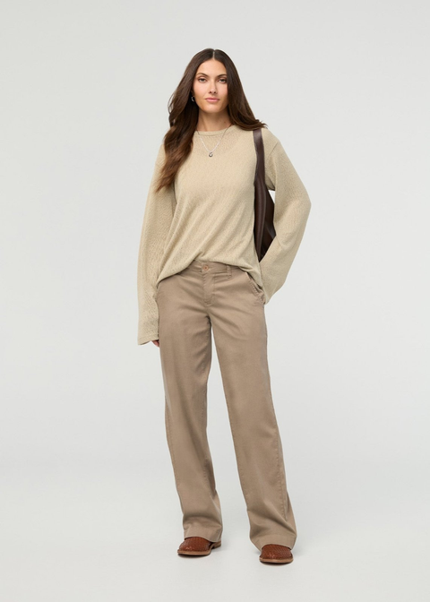 Performance Denim Mid Rise Slim Taper