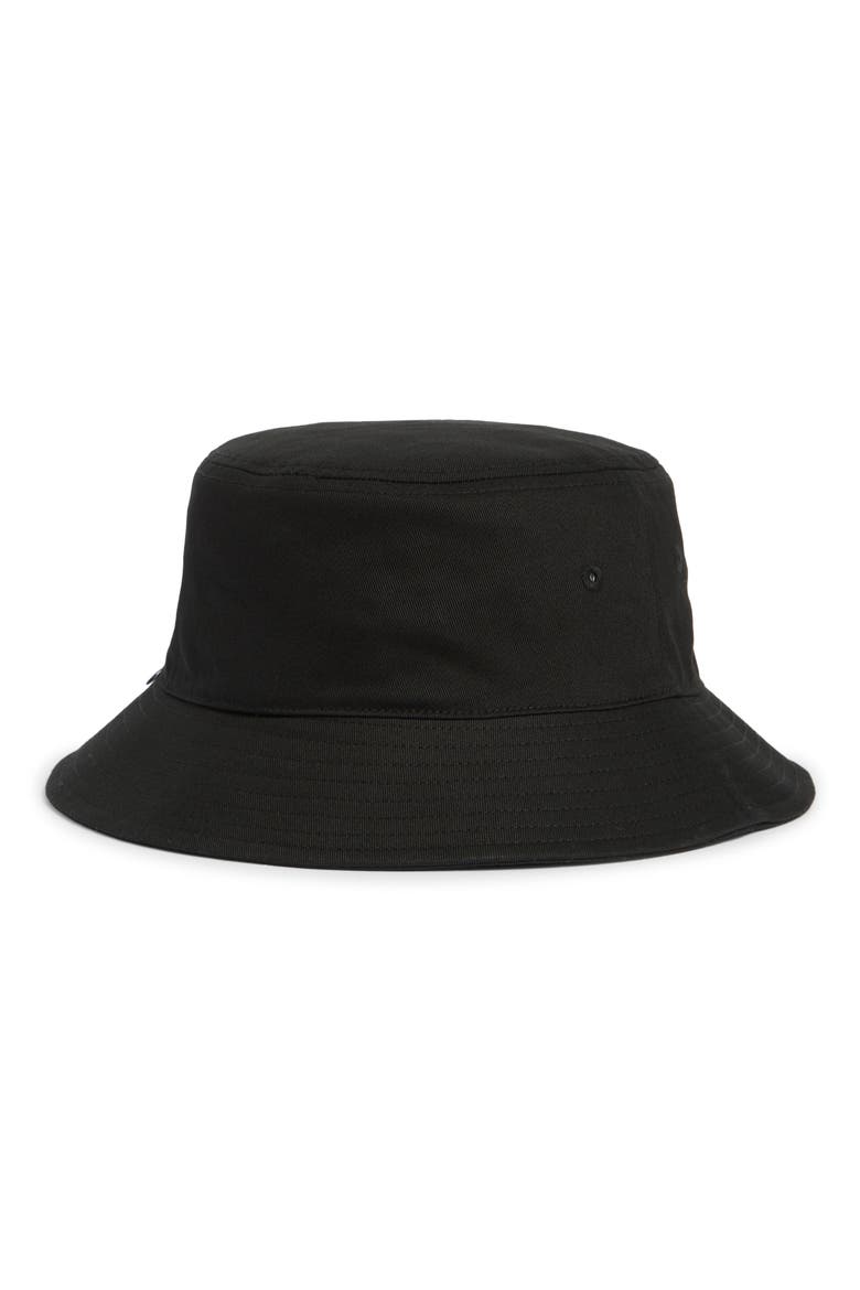 Norman Cotton Twill Bucket Hat, Alternate, color, BLACK