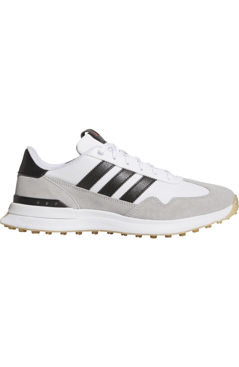 adidas Gender Inclusive S2G 26 Waterproof Spikeless Golf Shoe, Alternate, color, White/ Core Black/ Grey Two
