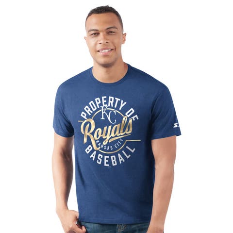 Men's Starter  Royal Kansas City Royals Prime Time Property Of T-Shirt