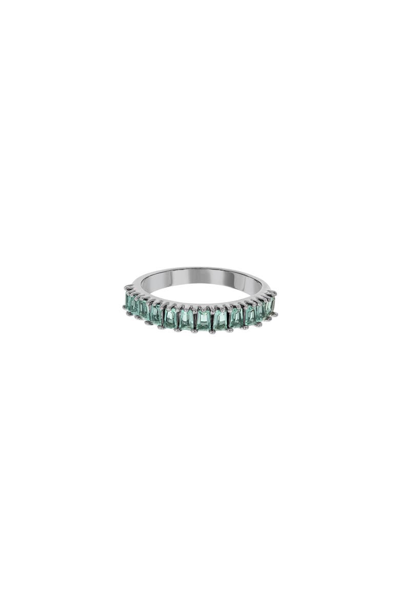 Gwen Dainty Textured Ring Trendy Statement Band, Main, color, Silver - Size 6