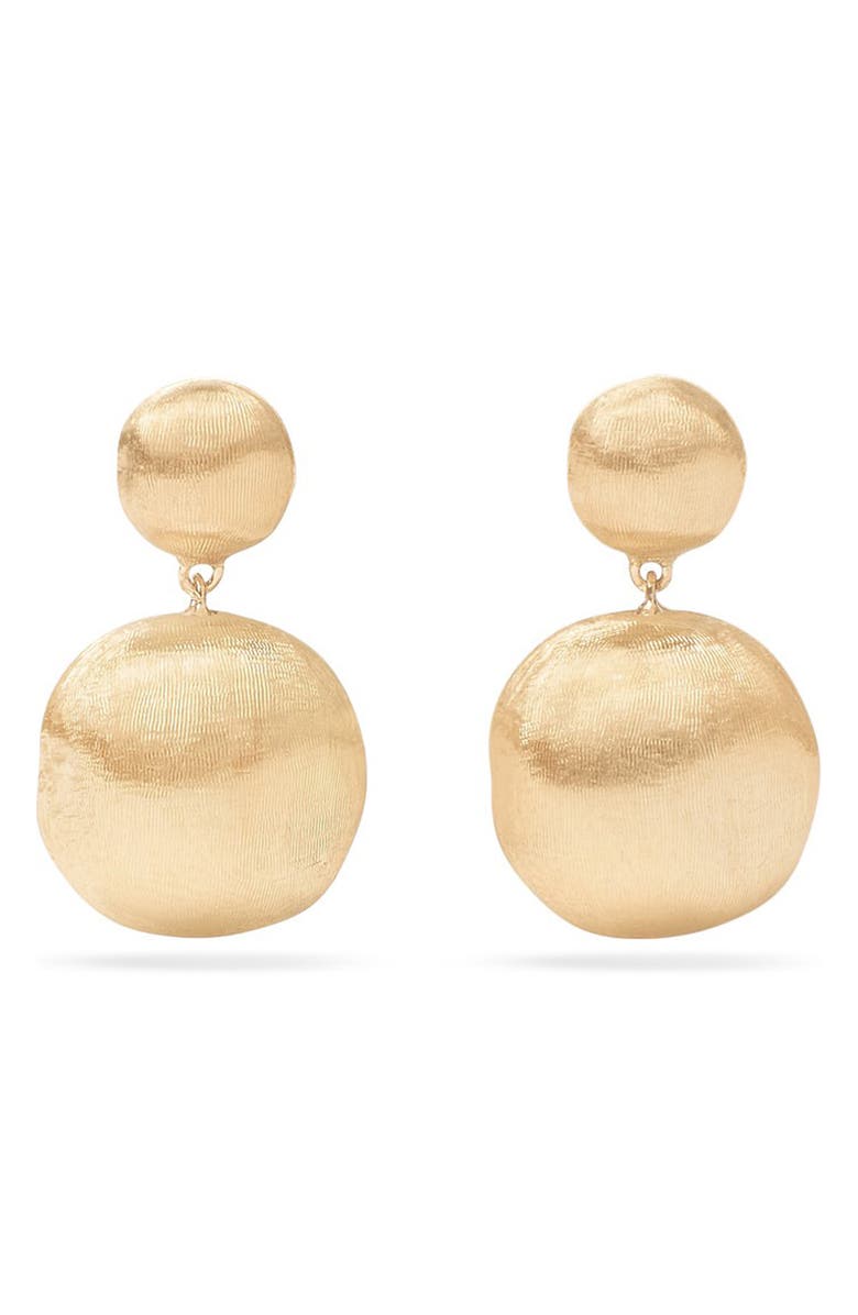 Marco Bicego 18K Yellow Gold Double Drop Earrings, Main, color, 18K Yellow Gold