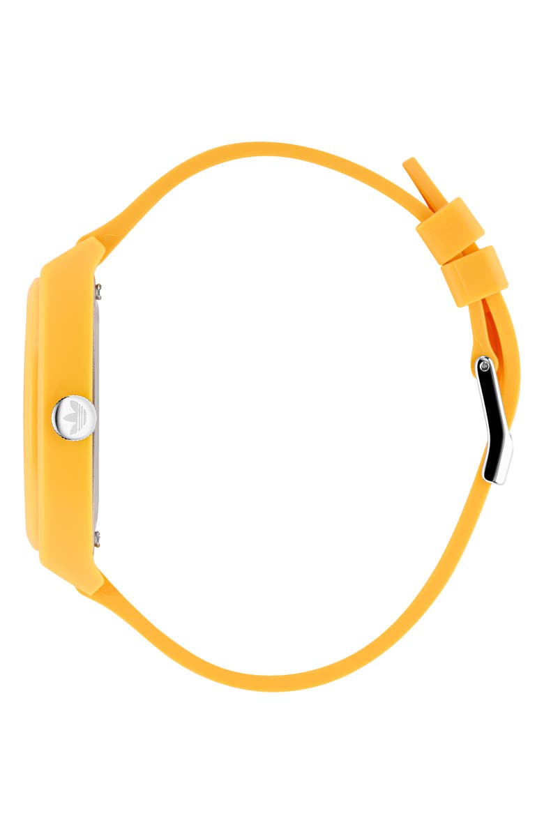 adidas Project Two Resin Rubber Strap Watch, 38mm, Alternate, color,
