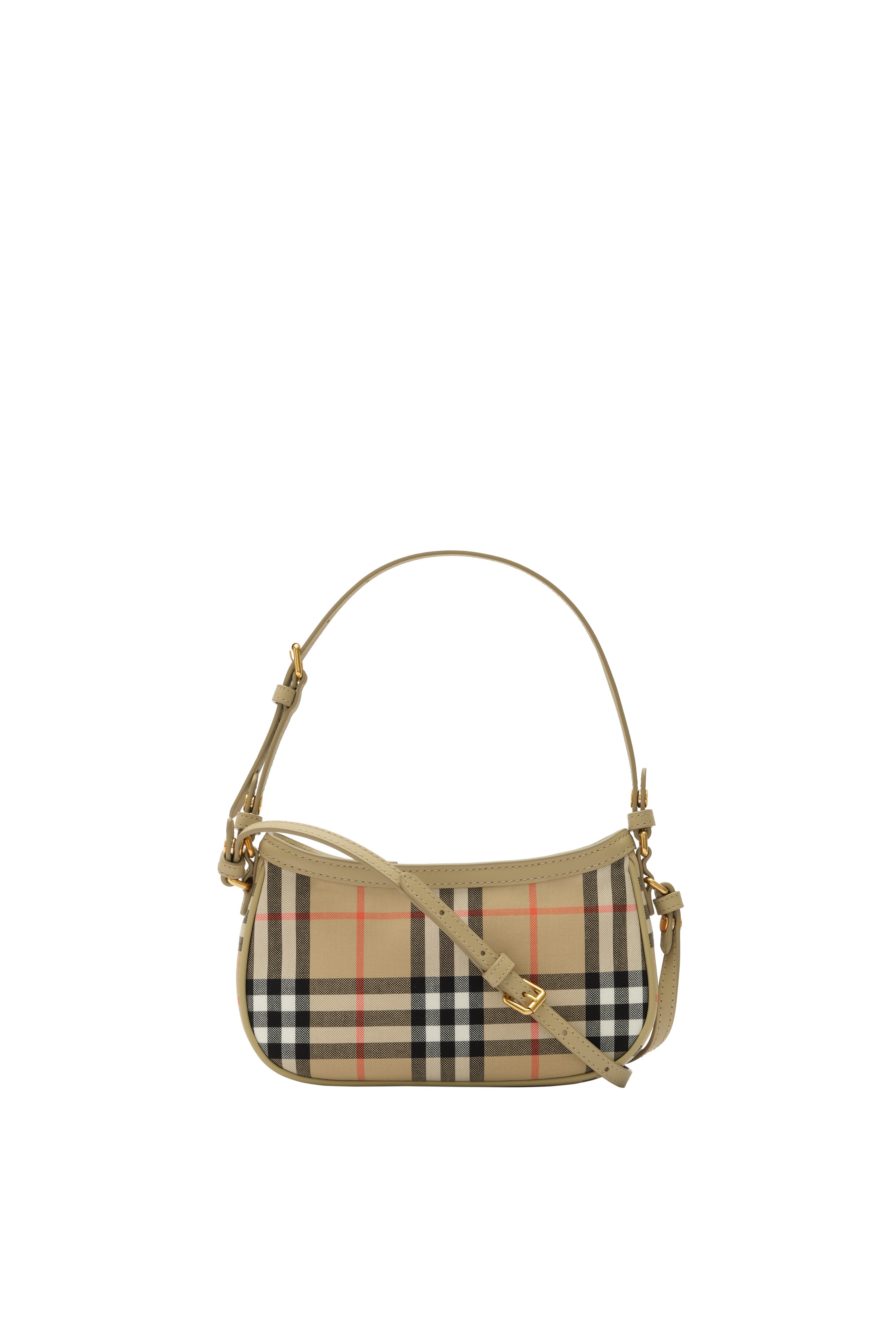 Check Shoulder Bag, Alternate, color, Sand beige