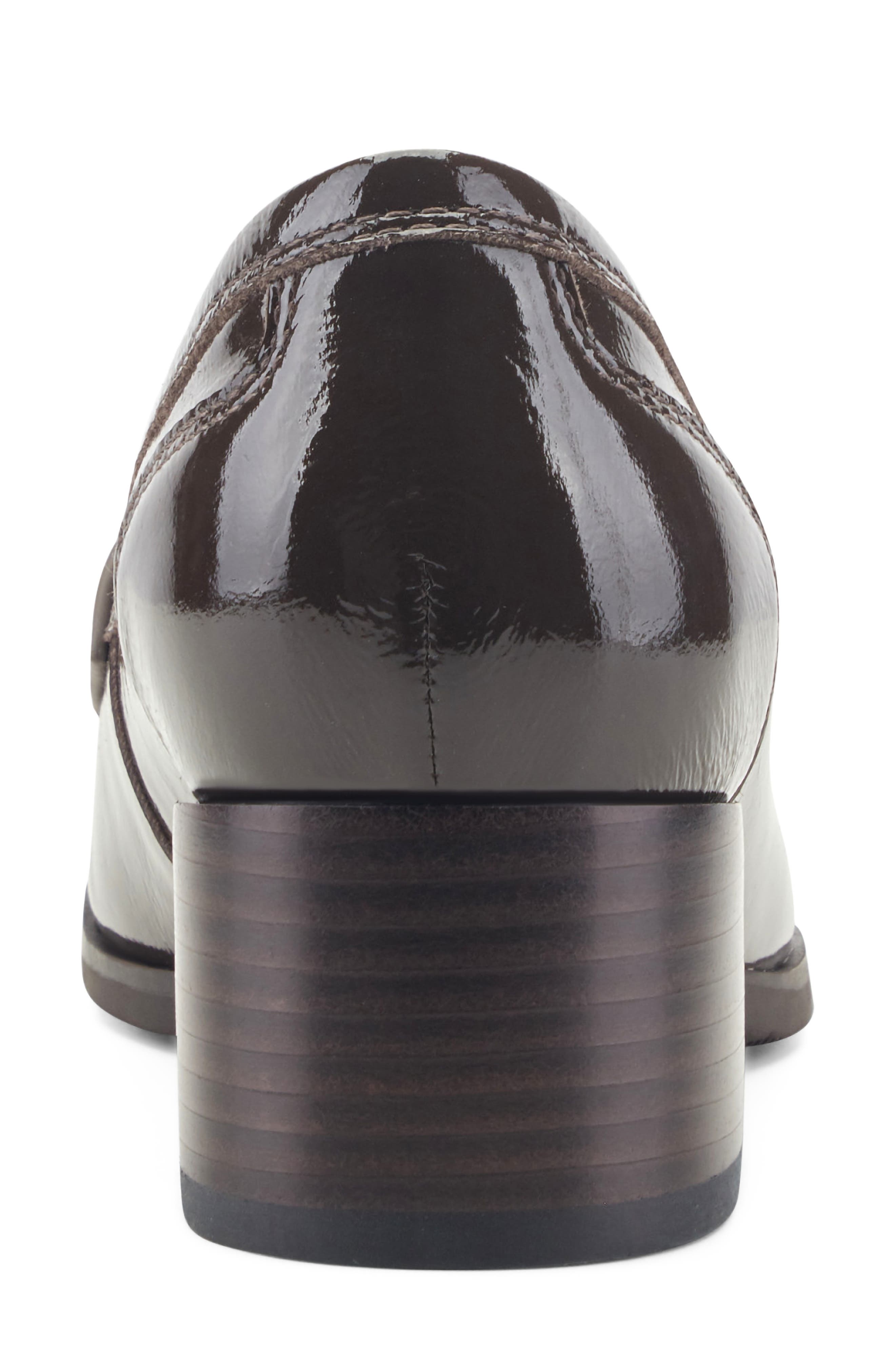 Irelyn Loafer Pump, Alternate, color, DARK BROWN