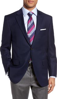 Peter Millar Flynn Classic Fit Navy Wool Sport Coat