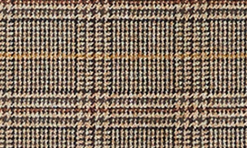 Weekend Max Mara Giove Plaid Double Breasted Blazer In Brown