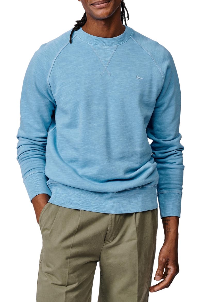 Garsdale Slub Crew Neck Sweatshirt, Alternate, color, Pale Blue