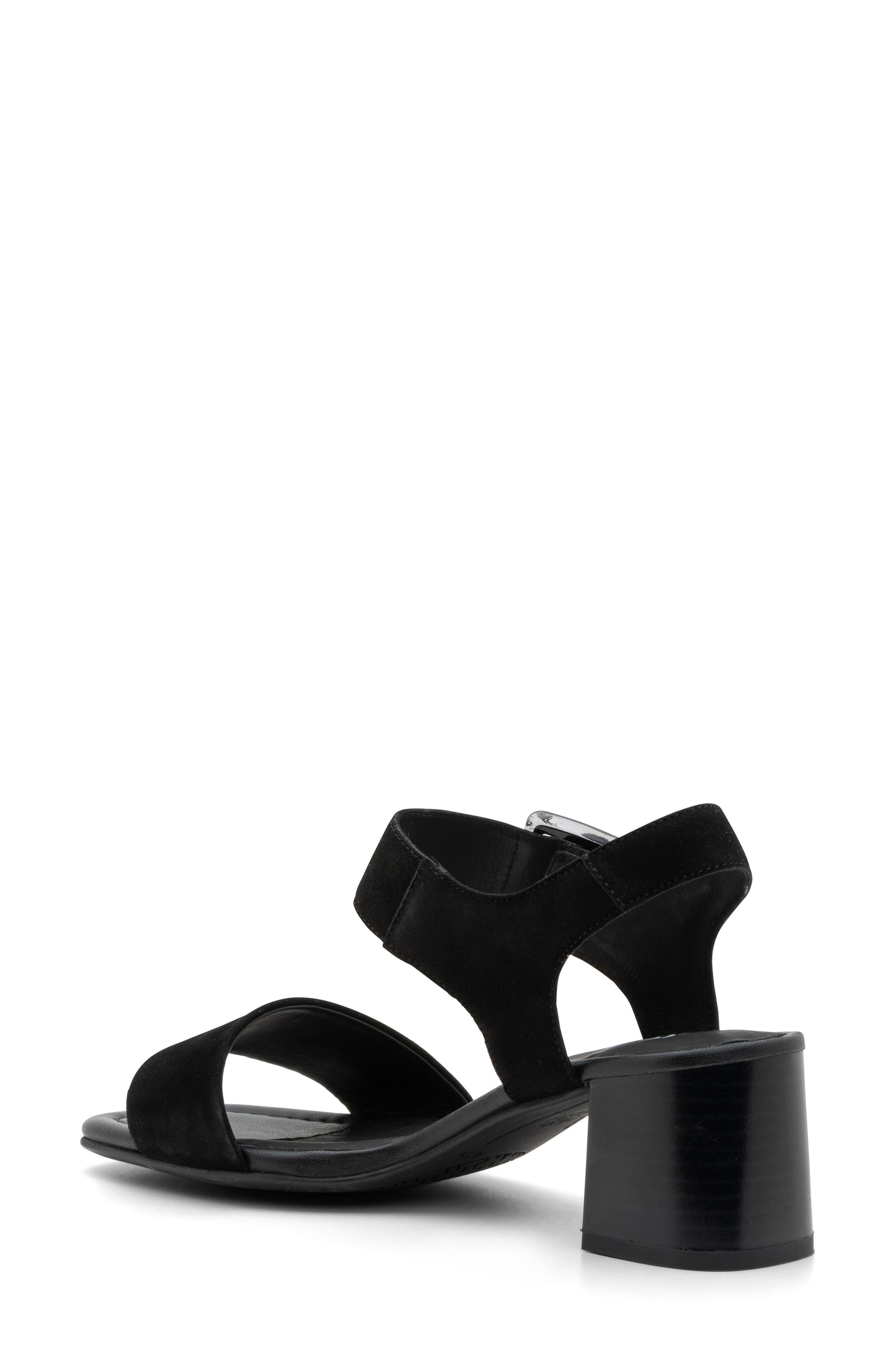 ara Bethel Block Heel Sandal, Alternate, color, Black
