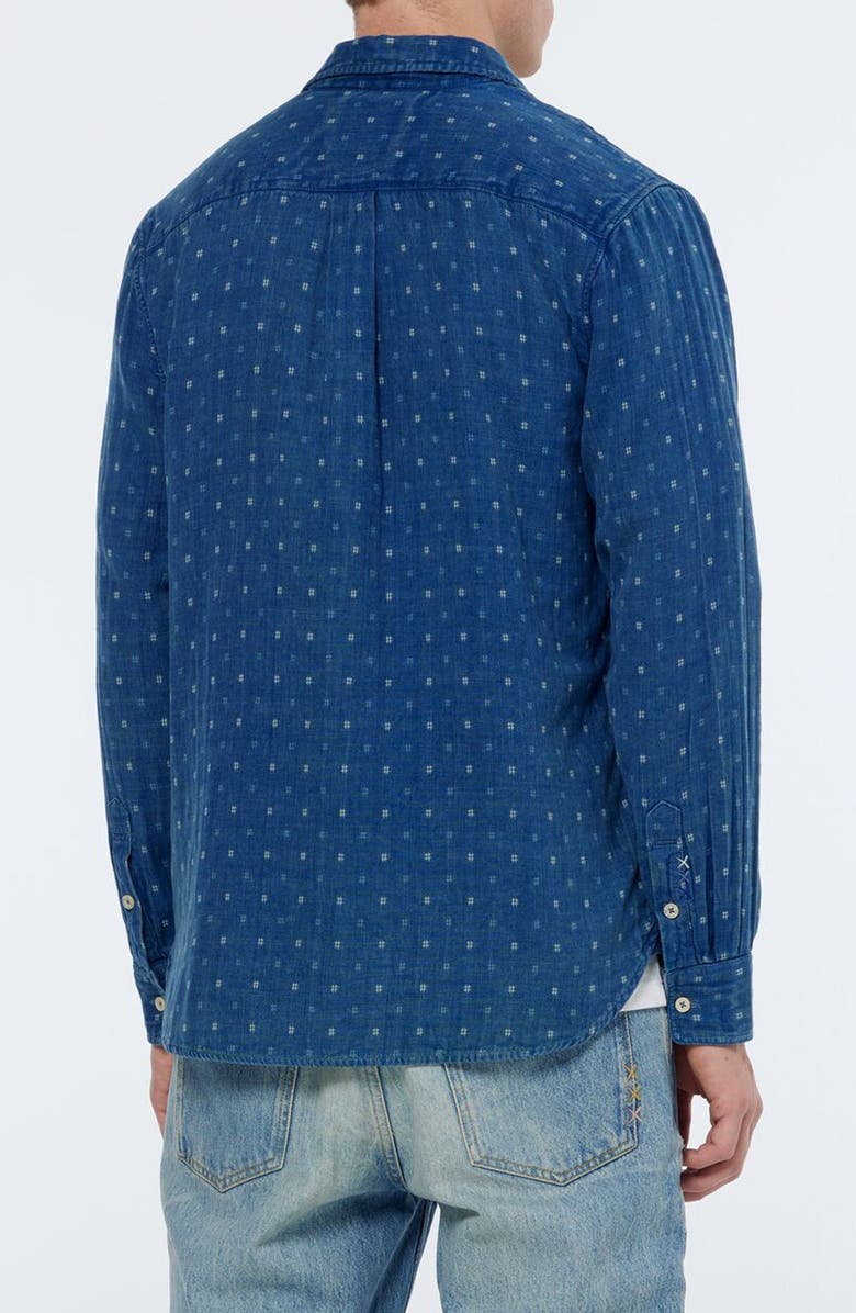 Scotch & Soda Denim Button-Up Shirt, Alternate, color, Washed Indigo