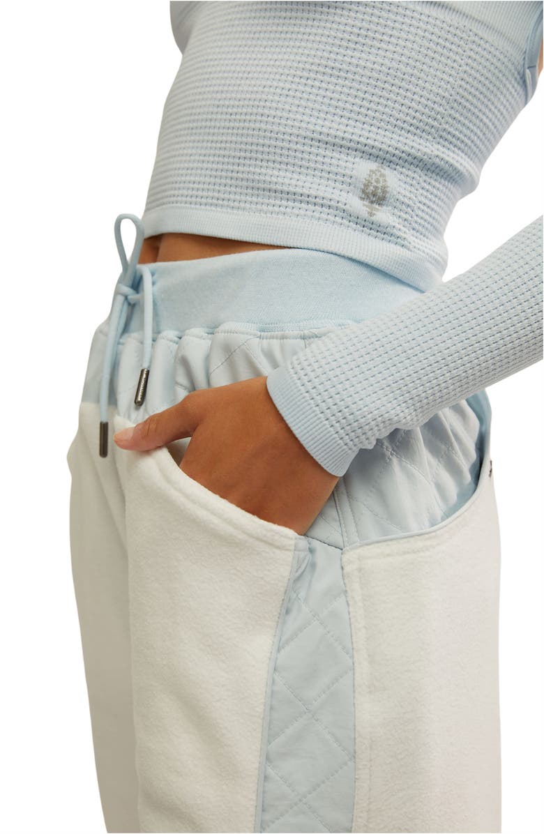 Free People FP Movement Snow Day Pants, Alternate, color, White Combo
