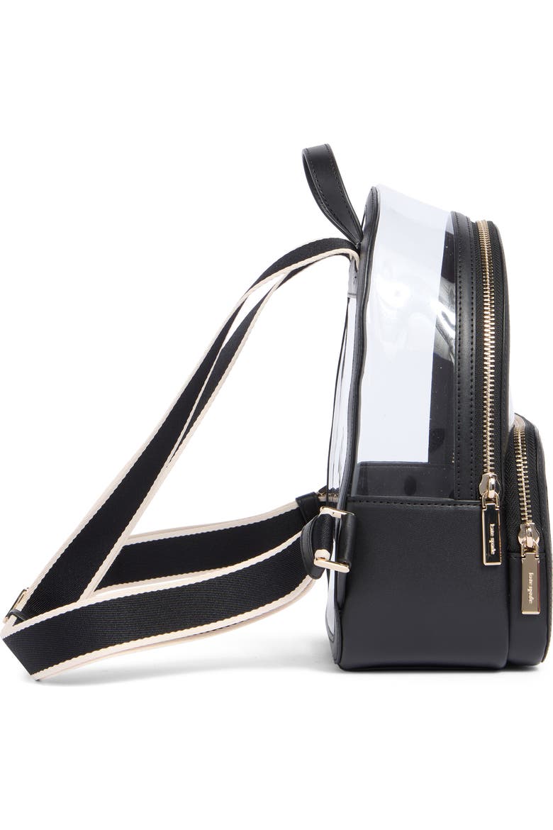 Kate Spade New York clare clear backpack with raining dot pouch Kate Spade New York clare clear backpack with raining dot pouch
