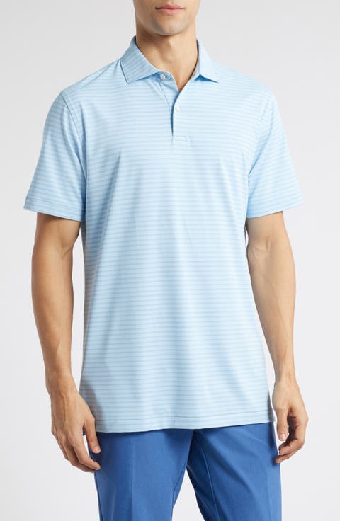 Bridge Stripe Performance Jersey Polo