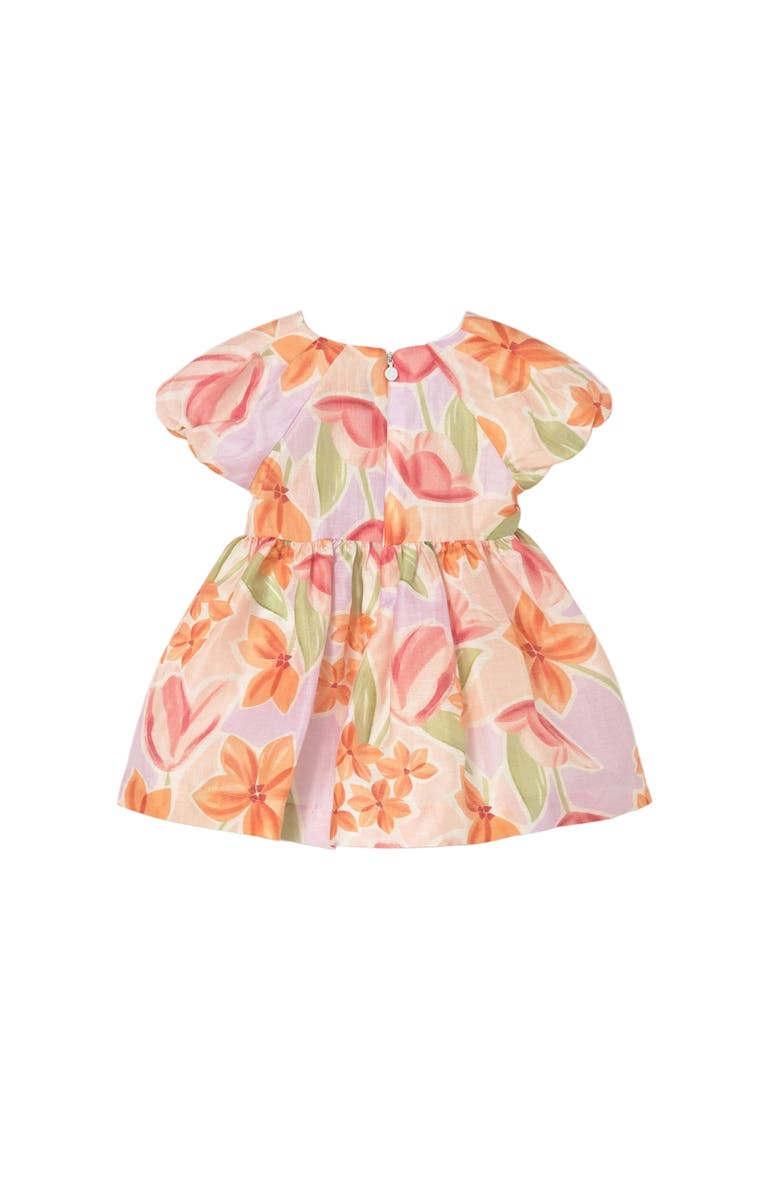 Mayoral Dress With Floral Print, Alternate, color, Lavender