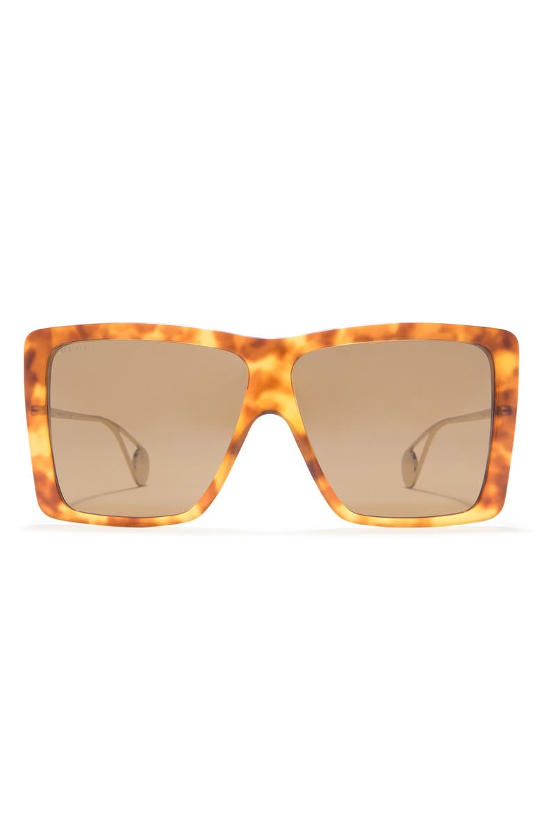 Gucci 61mm Retro Square Sunglasses, Main, color,