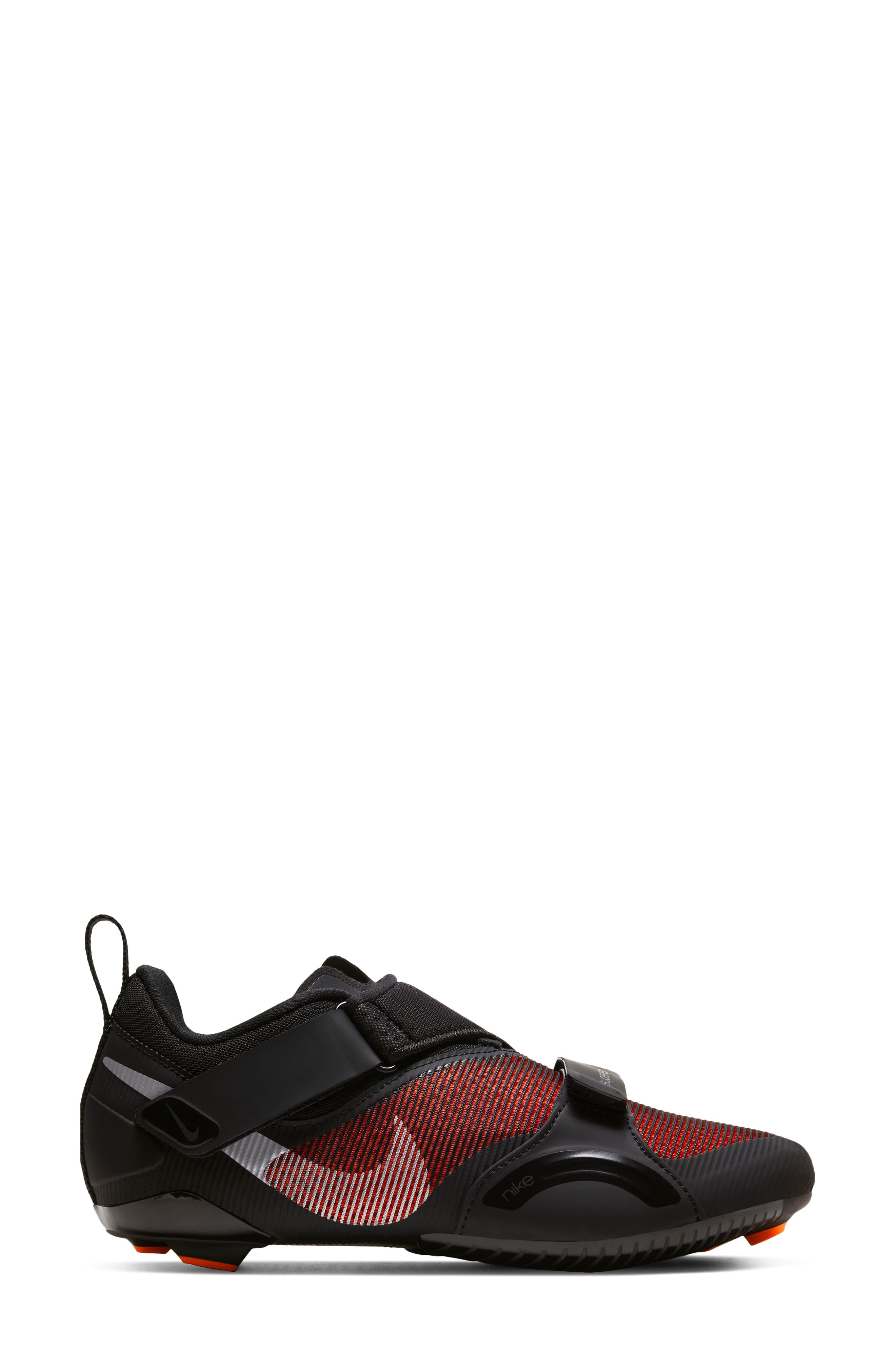 SuperRep Cycle Shoe, Alternate, color, BLACK/ SILVER/ HYPER CRIMSON