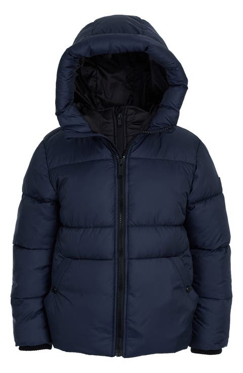 Kids' Quilted Removable Bib Parka (Big Kid)