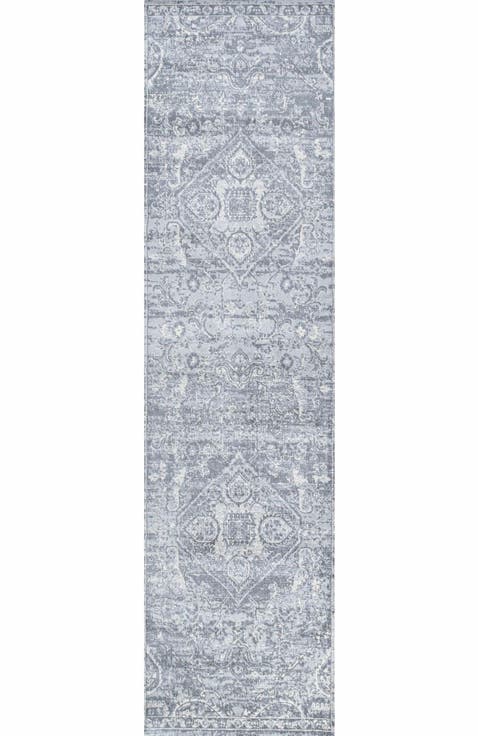 Modern Persian Vintage Medallion Area Rug
