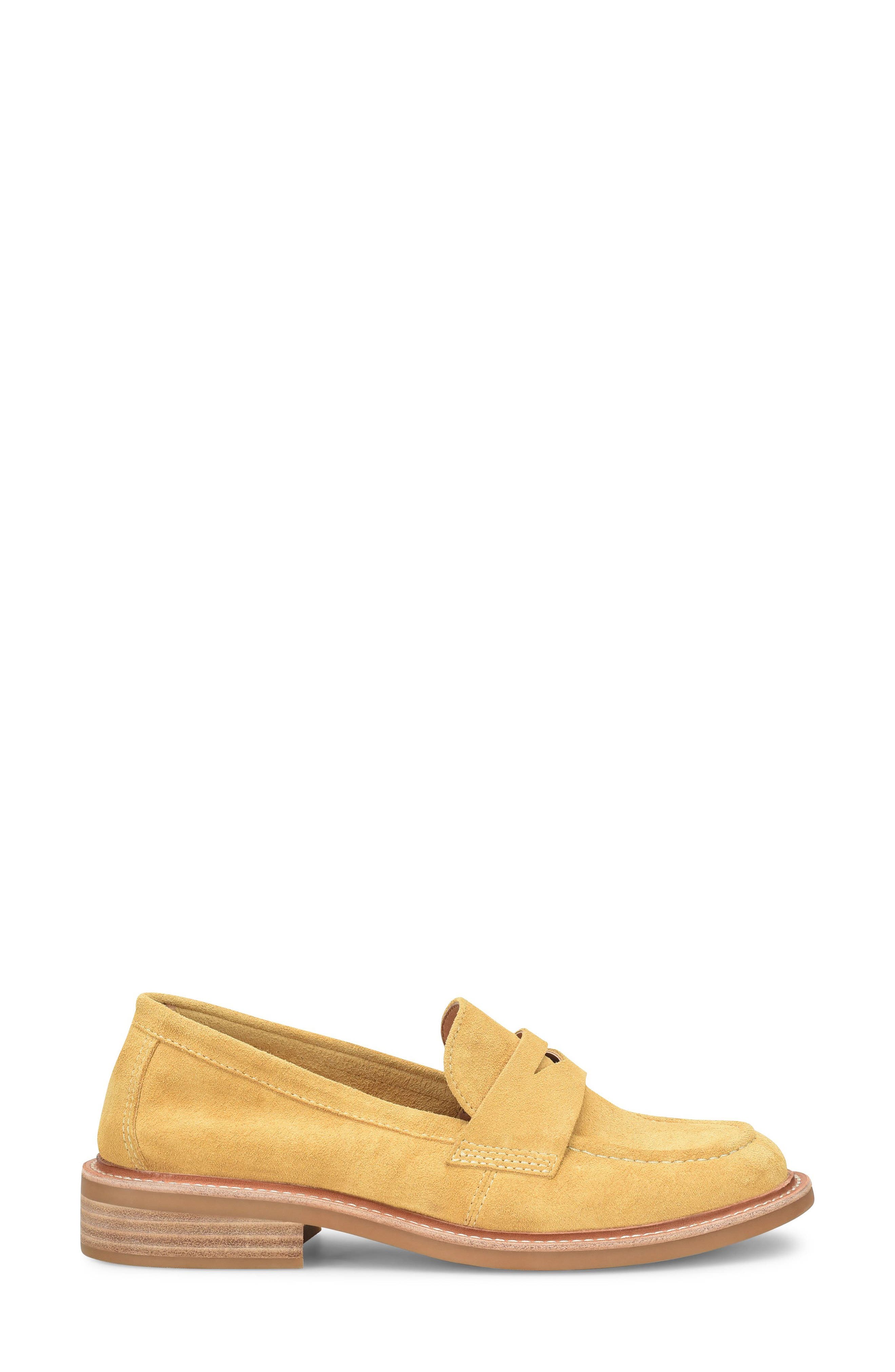 Mara Penny Loafer, Alternate, color, MARIGOLD