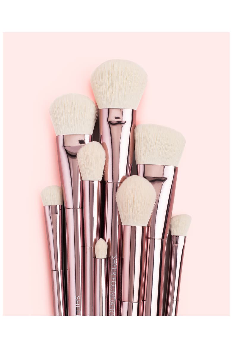 Sustainable Luxury Conceal/Buff Brush, Alternate, color, ROSE GOLD