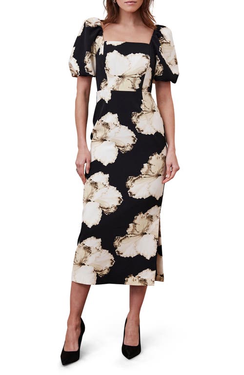 MINT VELVET MINT VELVET PRINTED MIDI DRESS