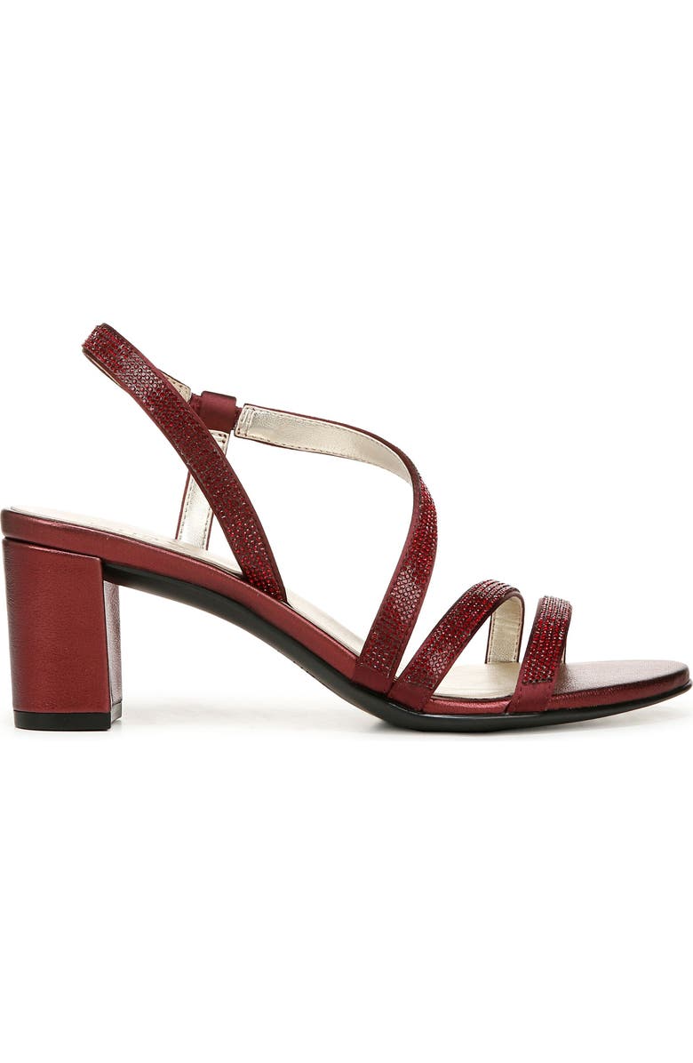 Naturalizer Vanessa Ankle Strap Sandal, Alternate, color, Cranberry Fabric