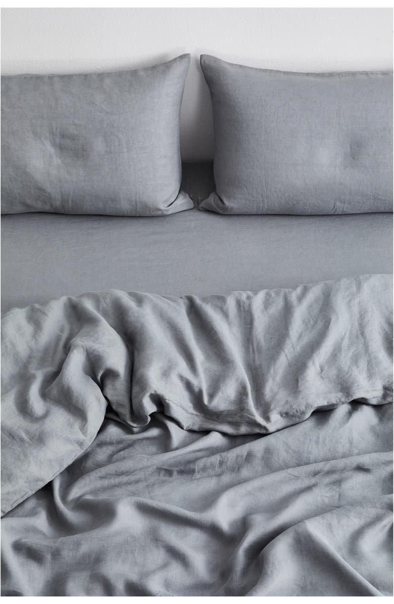 Bed Threads Linen Duvet Cover, Alternate, color, 
