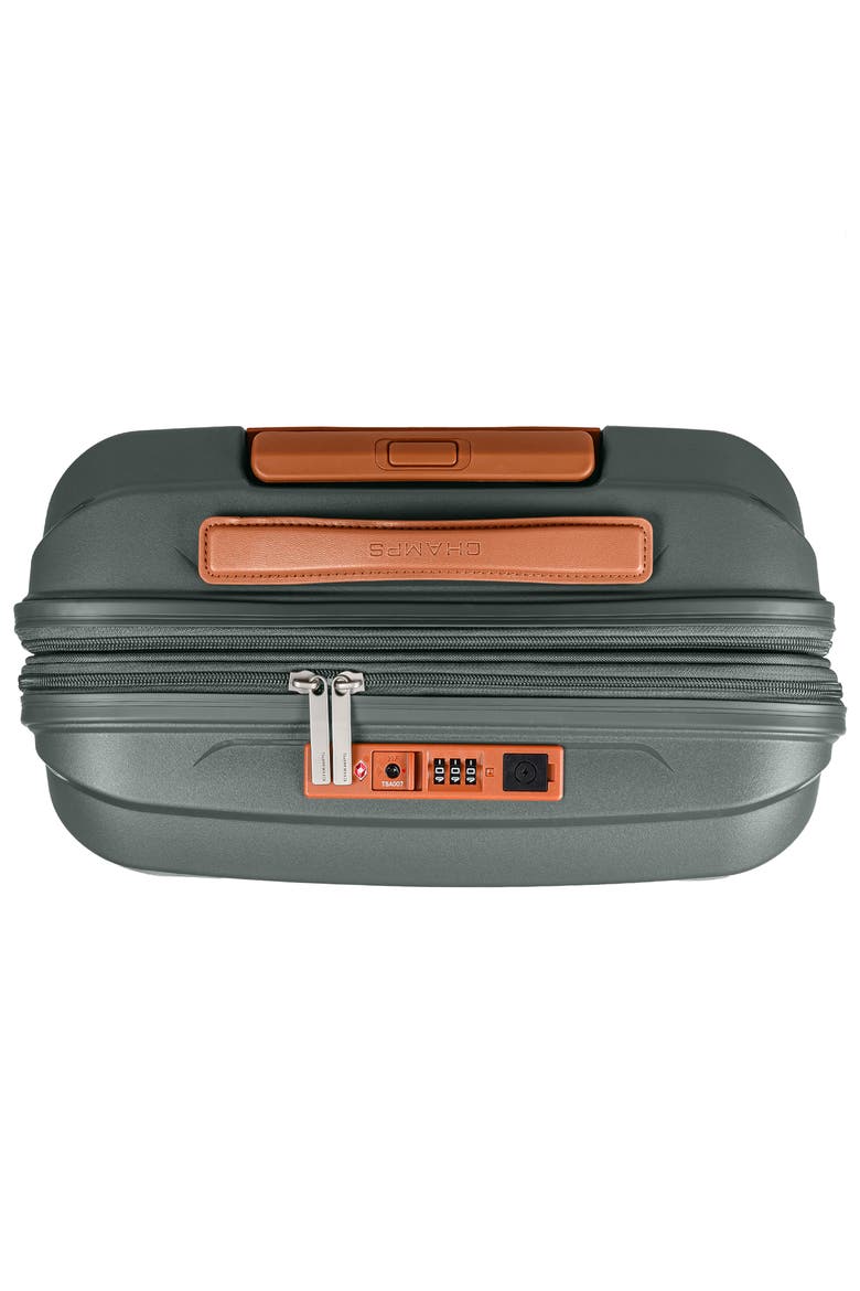 Aura Carry-On Hardside Spinner Luggage, Alternate, color, GREEN