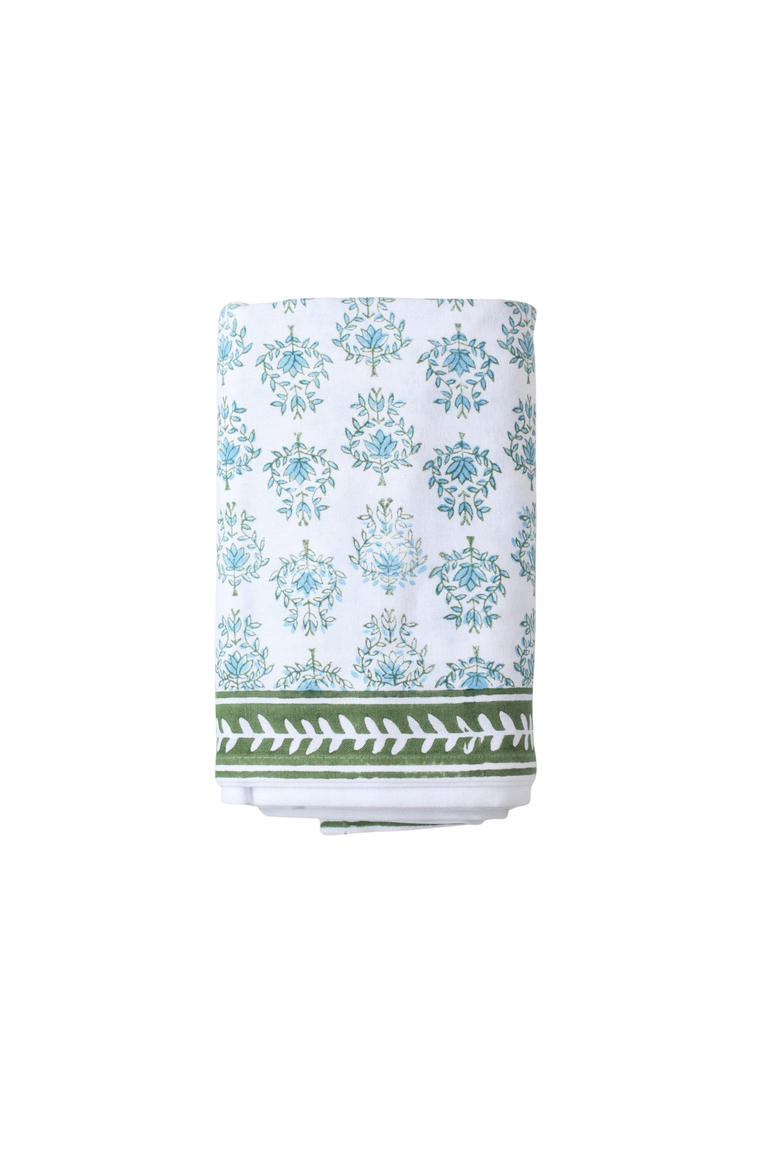 Lotus Table Runner, Main, color, Sage - 18x90"