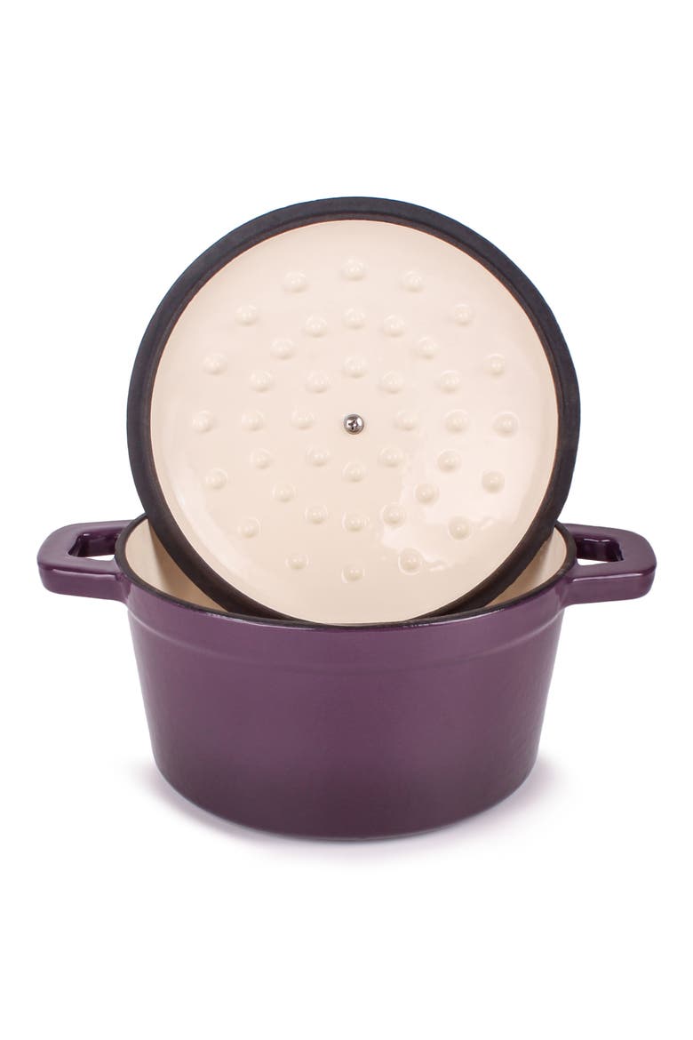 Neo Cast Iron 4-Piece Cookware Set, Alternate, color, PURPLE