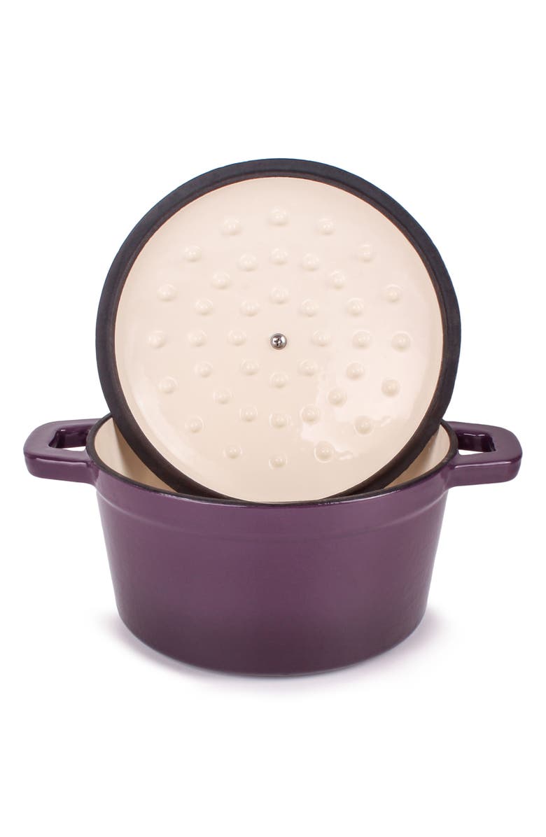 BergHOFF Neo Cast Iron 4-Piece Cookware Set, Alternate, color, Purple