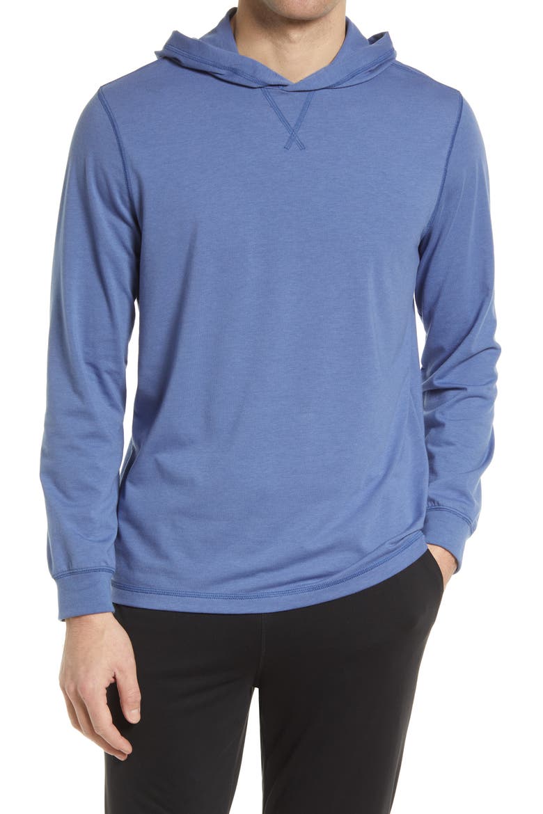 Men's Lounge Hoodie, Main, color, BLUE ANGELITE