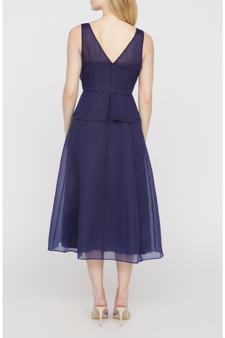 Hedi Organza A-Line Cocktail Dress, Alternate, color, TWILIGHT
