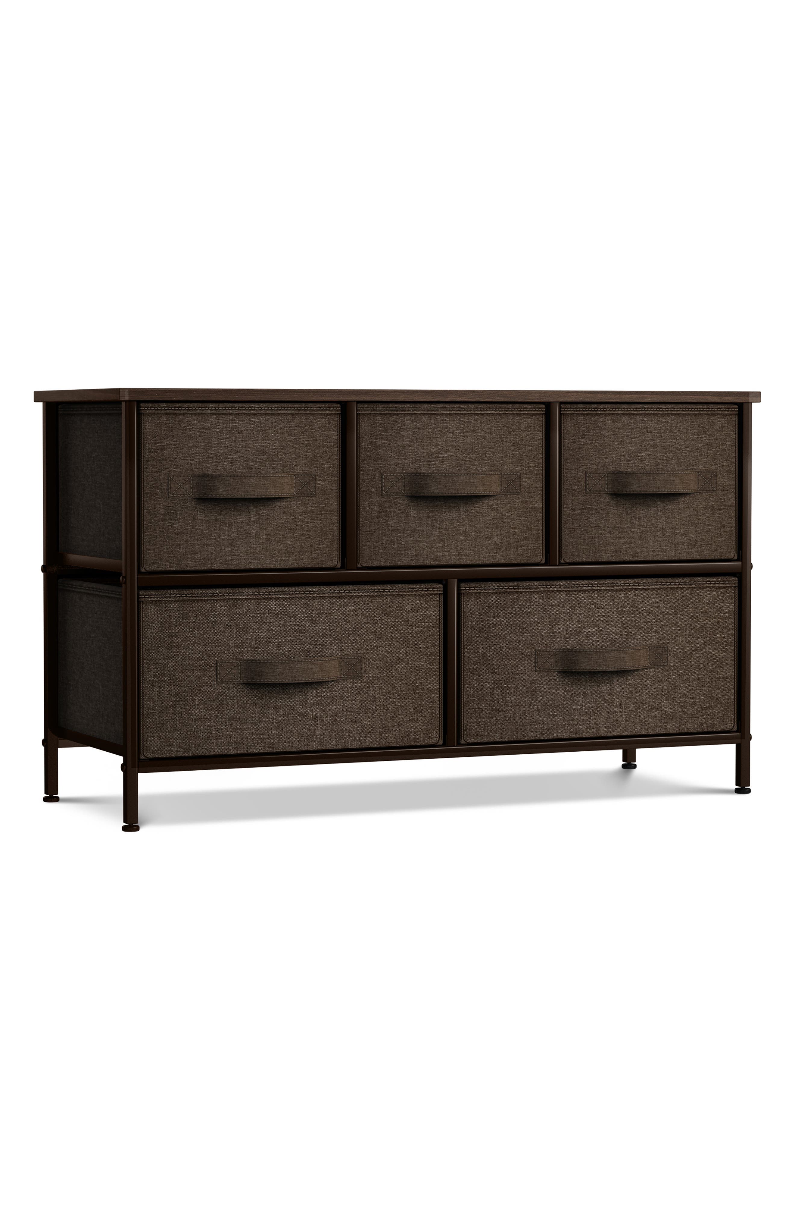 SORBUS Brown Storage Cube Dresser | Nordstromrack