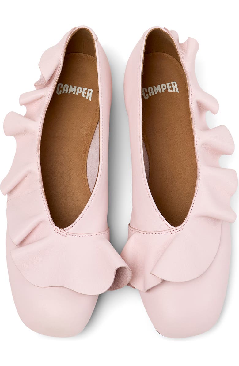 Camper Casi Myra Ruffle Flat, Alternate, color, Pastel Pink