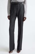 TOM FORD Pinstripe Wool Grain de Poudre Trousers