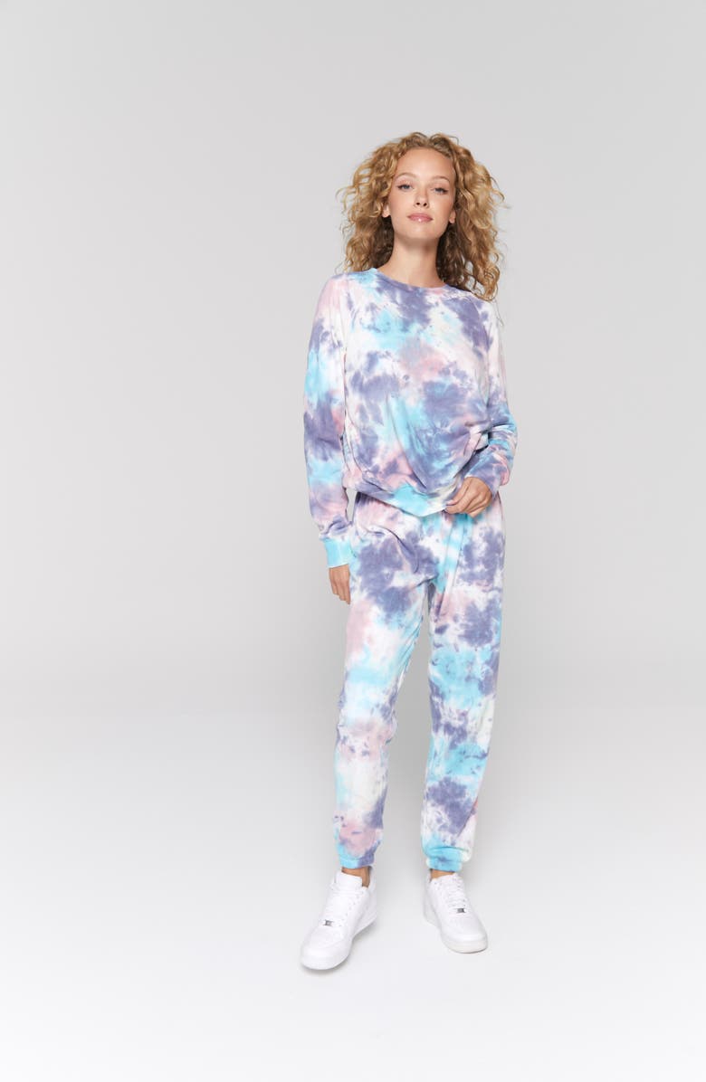 Spiritual Gangster Perfect Tie Dye Sweatpants, Alternate, color,