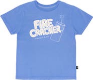 Feather 4 Arrow Firecracker Cotton Graphic T-Shirt