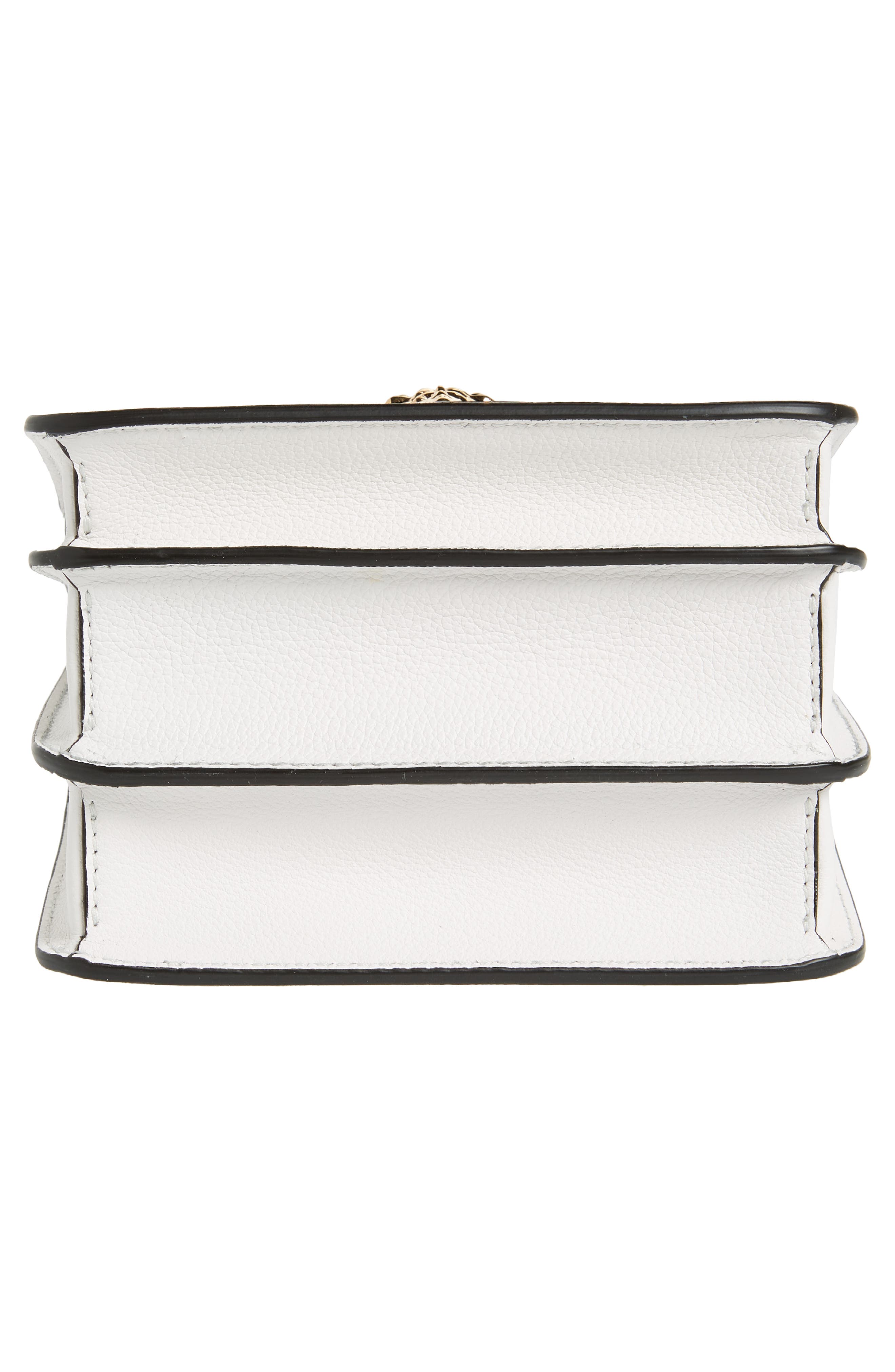 Versace La Medusa Leather Shoulder Bag, Alternate, color, 