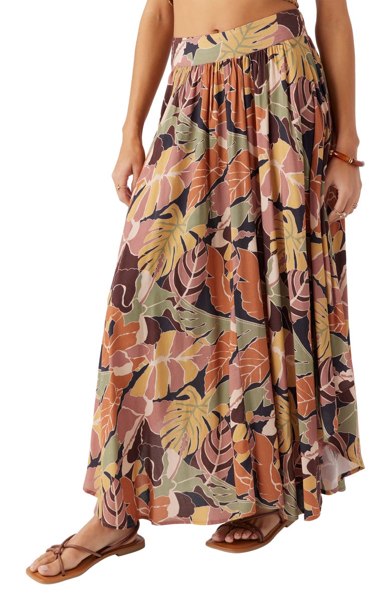 O'Neill Marnie Siren Maxi Skirt, Alternate, color, 