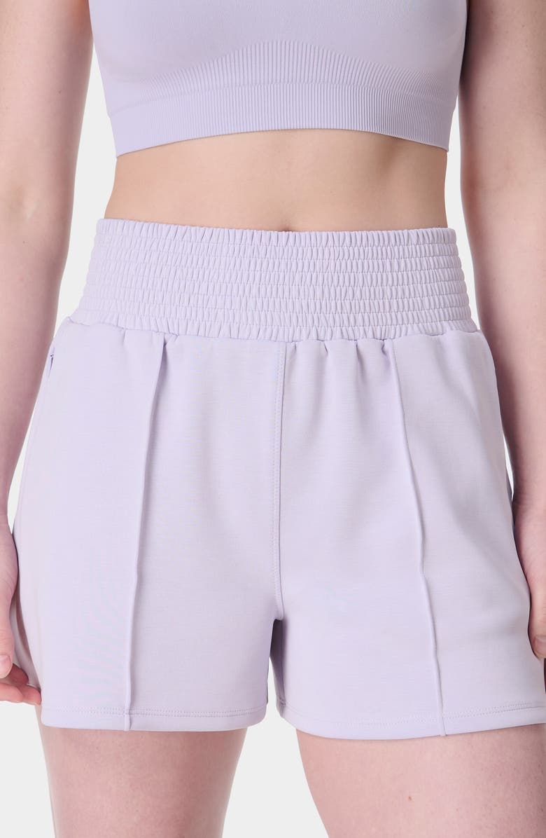 Sweaty Betty Sand Wash Cloud Weight Shorts, Alternate, color, Heather Purple